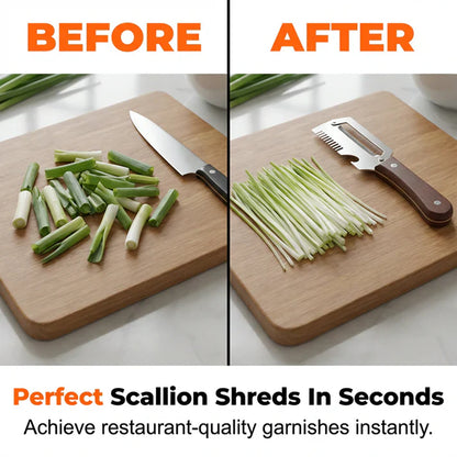 Peelio™ 3-in-1 Peeler — Peel, Slice & Shred in Seconds