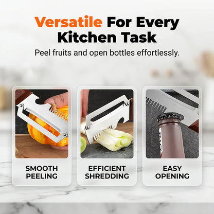 Peelio™ 3-in-1 Peeler — Peel, Slice & Shred in Seconds